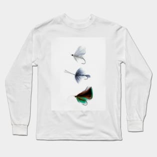 Salmon Fishing Flies Long Sleeve T-Shirt